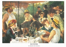 A3 voorbeeldplaat puzzel Renoir, gelamineerd 