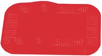 Antislip placemat, rood 35 x 25 cm 